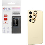 Volte-Tel Camera Glass Cover Samsung S24 Plus 5G S926 6.7'' 9H 0.30MM 3D ALUMINIUM-Electroplating Frame YELLOW