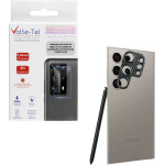 Volte-Tel Camera Glass Cover Samsung S24 Ultra 5G S928 6.8'' 9H 0.30MM 3D ALUMINIUM-Electroplating Frame SILVER