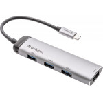 Verbatim USB-C Multiport Hub 4-Port Usb 3.2 Gen 1 Type A - - (49147)