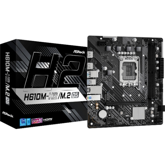 Asrock H610M/H2/M.2/D5 - (90-MXBML0-A0UAYZ)