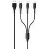 Usams ������� Usb �� USB-C/Lightning/Micro Usb US-SJ374, 10W, 1m, ����� - (SJ374USB01)