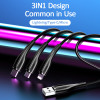 Usams ������� Usb �� USB-C/Lightning/Micro Usb US-SJ374, 10W, 1m, ����� - (SJ374USB01)