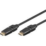 Goobay ������� Hdmi �� Ethernet, 360�, 4K/60Hz, 18Gbps, 3m, ����� - (61289)