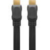 Goobay ������� Hdmi 2.0 Ethernet, flat, 4K/60Hz 18Gbps, 3m, ����� - (61280)