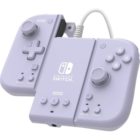 Hori (NSW-428U) Split Pad Compact Attachment Set (Lavander) - For Switch OLED/SWITCH