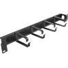 DeLock Cable Management 19''/1U rack, 4x ������� & �������, ����� - (67033)