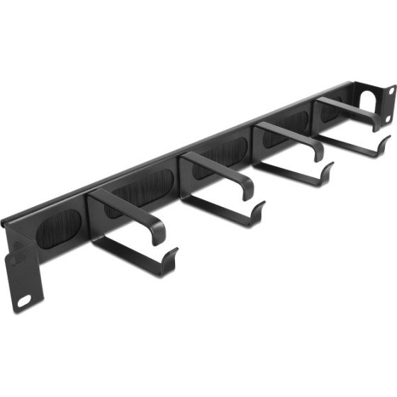 DeLock Cable Management 19''/1U rack, 4x ������� & �������, ����� - (67033)