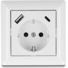 DeLock ����� ������ �� ����� �������� Usb & USB-C, 18W PD, ����� - (11499)