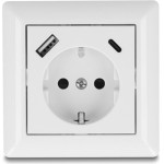 DeLock ����� ������ �� ����� �������� Usb & USB-C, 18W PD, ����� - (11499)