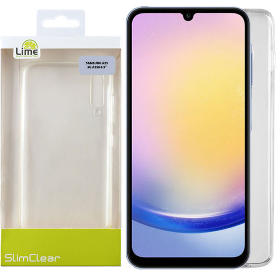 Lime Successories Lime ���� Samsung A25 5G A256 6.5'' Slimclear Tpu Camera Guard �������