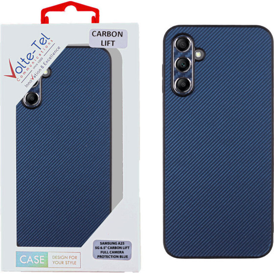 Volte-Tel ���� Samsung A25 5G A256 6.5'' Carbon Lift Full Camera Protection BLUE