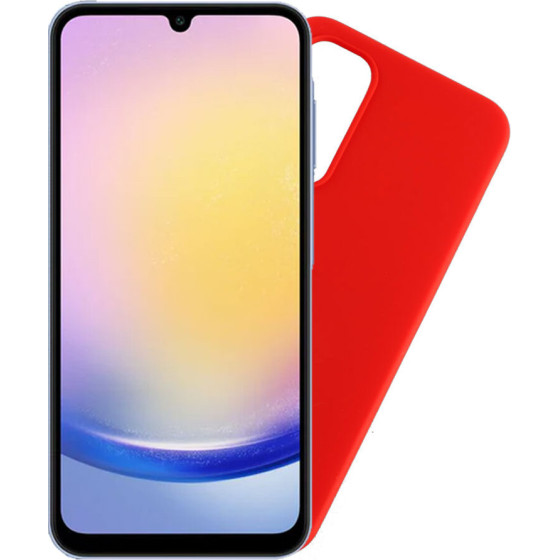Volte-Tel ���� Samsung A25 5G A256 6.5'' Silicon Tpu Camera Guard RED