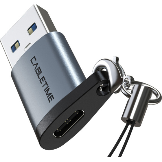 Cabletime ���������� USB-C �� Usb CT-AMCF, 2.1A, 5Gbps, ����