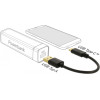DeLock ������� Usb �� Usb Type-C 3A, 22AWG, 0.15m, ����� - (85354)