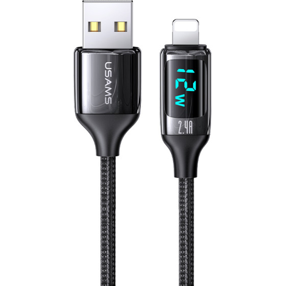 Usams ������� Lightning �� Usb US-SJ543, 2.4A, 1.2m, ����� - (SJ543USB01)