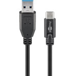 Goobay ������� Usb 3.0 �� USB-C 5Gbit/s, 3m, ����� - (73141)