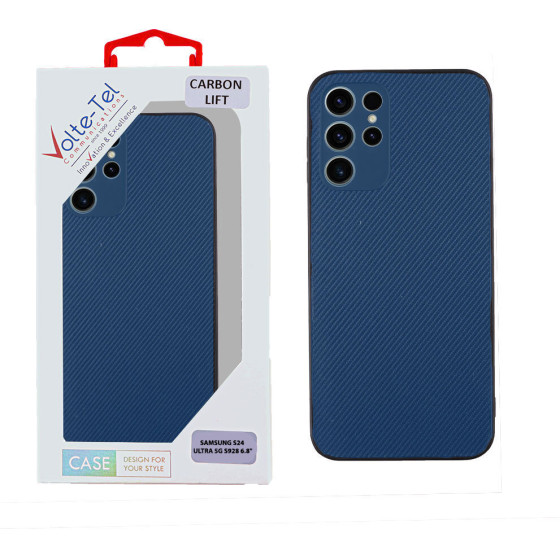 Volte-Tel ���� Samsung S24 Ultra 5G S928 6.8'' Carbon Lift Full Camera Protection BLUE