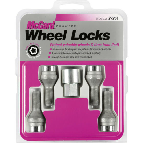 Lampa ��������� ��������� 12x1,25 25,6mm (19) ������ A055 McGard- 4 ��� - (MG27261SU)