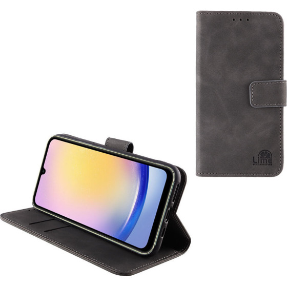 Lime Successories Lime ���� Samsung A25 5G A256 6.5'' Essential Magnet Book Stand Clip GREY