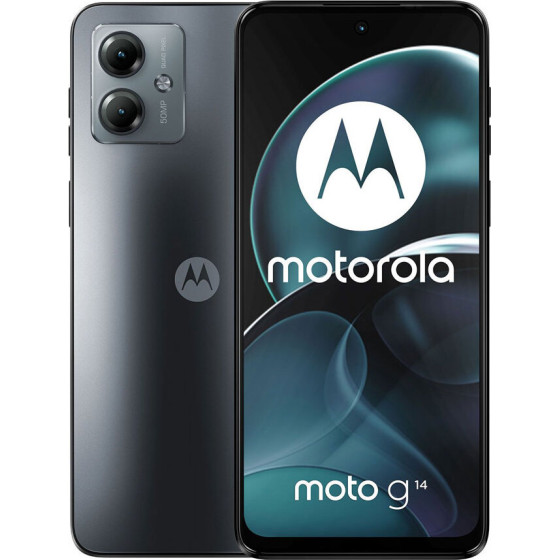 Motorola ������ Moto G14 XT2341-3 4G 6.5'' 8GB/256GB Dual Sim Steel Grey - (PAYF0042RO)