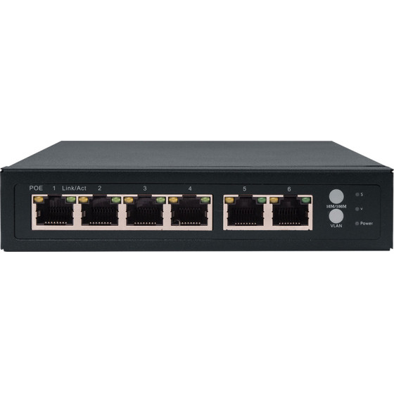 Amiko Network Switch Poe 4 Port +2UPlink - (AMIKO.SWI.4POE)