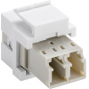 Goobay Keystone Module ������� ���� 80000, 2x LC-Duplex, ����� - (80000GB)