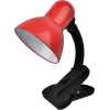 Avide Basic Desk Lamp Clip Red Max 60W