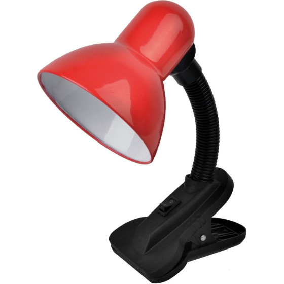 Avide Basic Desk Lamp Clip Red Max 60W