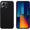 Vivid Set Matte Case Black + Tempered Glass Poco M6 Pro/Note 13 Pro 4G - (VIMAT359BKGLASSTN)