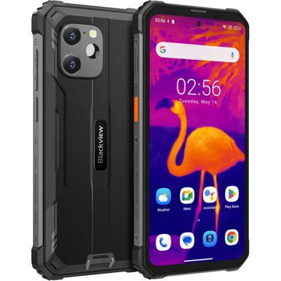 BlackView Smartphone BV8900, ������� ������, 8/256GB, IP68/IP69K, ����� - (BV8900-BK)