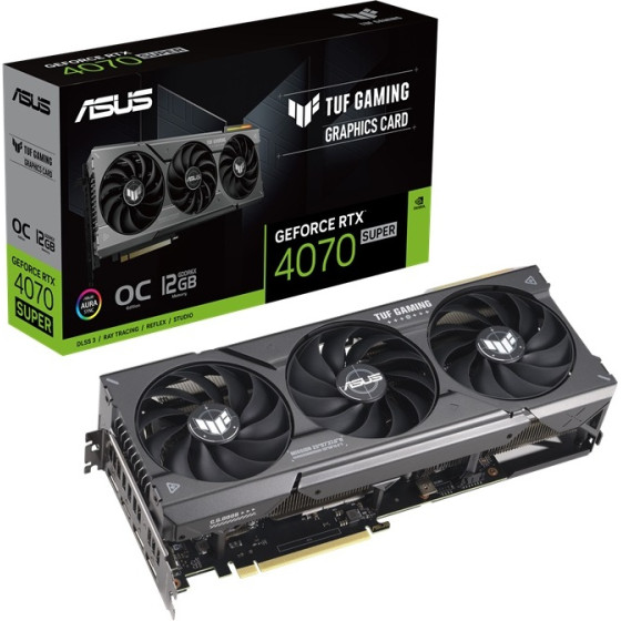 Asus Vga TUF-RTX4070S-O12G-GAMING, 12GB, GDDR6X - (90YV0K80-M0NA00)