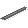 DeLock ������� Panel 66488 ��� 19''/1U rack, �� ����������, ����� - (67035)
