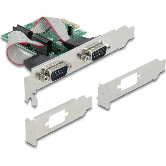 DeLock ����� ��������� Pcie �� 2x RS-232 - (90007)