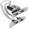 DeLock ����� ��������� Pcie �� 4x RS-232 115.2KBps - (90410)