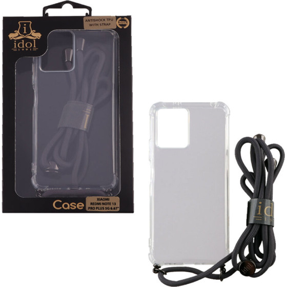Idol 1991 ���� Xiaomi Redmi Note 13 Pro Plus 5G 6.67'' Antishock Air Tpu With Strap Full Camera Protection �������