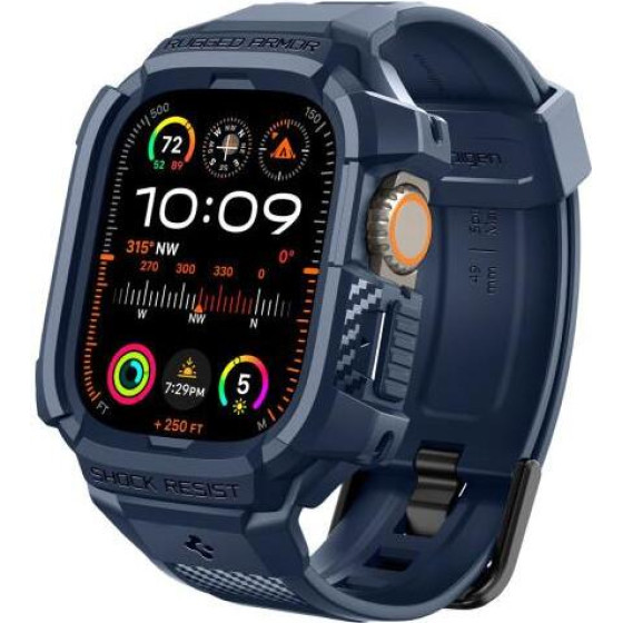 ���� Tpu & ������� Spigen Rugged Armor Pro Apple Watch Ultra 49mm ������ ���� - (ACS07389)