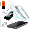 Tempered Glass Full Face Spigen Glas.Tr EZ-Fit Apple Iphone 15 (2 ���.) - (AGL06903)