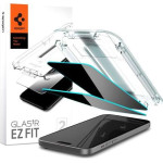 Tempered Glass Full Face Spigen Glas.Tr EZ-Fit Privacy Apple Iphone 15 Plus (2 ���.) - (AGL06885)