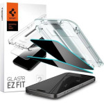 Tempered Glass Full Face Spigen Glas.Tr EZ-Fit Privacy Apple Iphone 15 Pro (2 ���.) - (AGL06894)