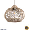 GloboStar Ecuador Boho �������� ��������� ������ �������� 1 x E27 AC220-240V IP20 - �35 x �28cm - ���� Seagrass - ���� ������ ������� - 5 ������ ������� - (02115)
