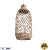 GloboStar Nimblin Boho �������� ��������� ������ �������� 1 x E27 AC220-240V IP20 - �23 x �50cm - ���� Seagrass - ���� ������ ������� - 5 ������ ������� - (02116)