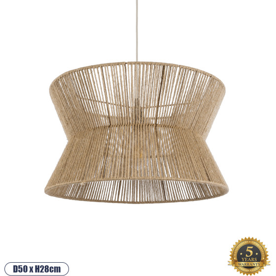 GloboStar Bisbee Boho �������� ��������� ������ �������� 1 x E27 AC220-240V IP20 - �50 x �28cm - ���� ����� ������ ������ ������ - 5 ������ ������� - (02204)