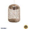 GloboStar Nimblin Boho �������� ��������� ������ �������� 1 x E27 AC220-240V IP20 - �28 x �40cm - ���� Seagrass - ���� ������ - 5 ������ ������� - (02117)