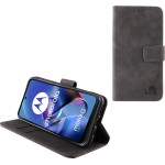 Lime Successories Lime ���� Motorola Moto G54 5G/Moto G54 Power 6.5'' Essential Magnet Book Stand Clip GREY