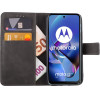 Lime Successories Lime ���� Motorola Moto G54 5G/Moto G54 Power 6.5'' Essential Magnet Book Stand Clip GREY