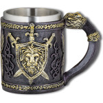 ALBAINOX ������ ������������ TOLE10 Lion Shield Resin Ornamental mug