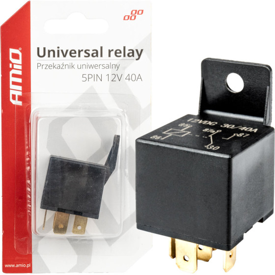 AMiO ���� 12V 40A 5 ������ ��� �������� ���� ������/��������� �����������/��������� ��������� �mio - 1 TEM. - (03509)