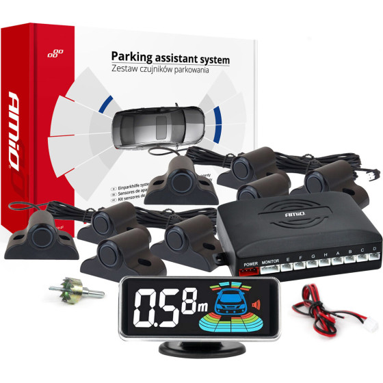 AMiO ������� ������������� 12V �� 8 ���������� �� ����� ����� 19 Mm ��� ����� ������� 3D Led - 1 ���. - (03195)