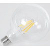 GloboStar ����� Led Long Filament E27 G125 ������� 4W 840lm 360� Ac 220-240V IP20 �12.5 x �13.8cm ����� ����� 2700K �� ������� ����� - Pro Series 210lm/W - A ���������� ����� - 3 ������ ������� - (99085)