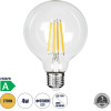 GloboStar ����� Led Long Filament E27 G95 ������� 4W 840lm 360� Ac 220-240V IP20 �9.5 x �13.8cm ����� ����� 2700K �� ������� ����� - Pro Series 210lm/W - A ���������� ����� - 3 ������ ������� - (99084)